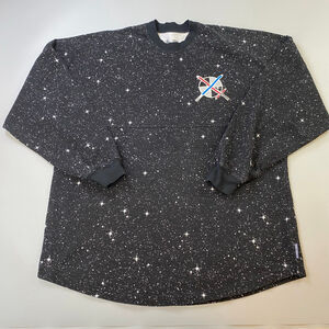 Disney Spirit Jersey Star Wars Rise of Skywalker Long Sleeve Tee Large Black